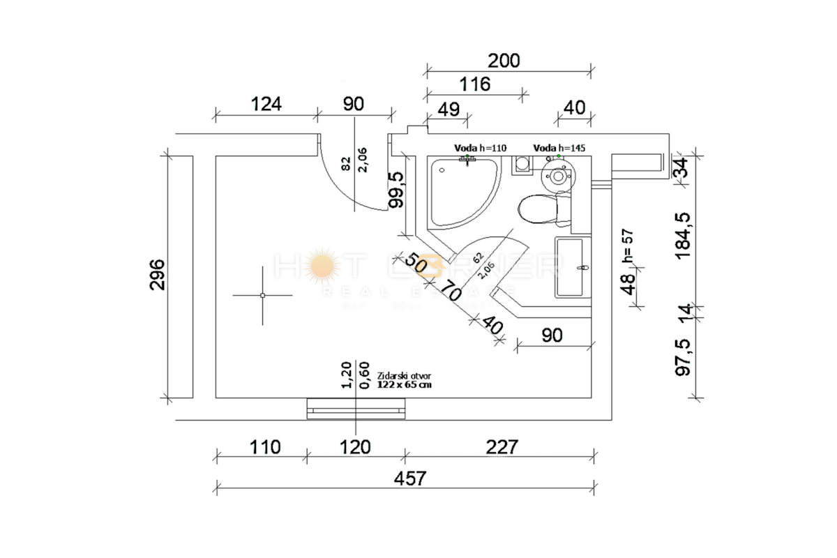 Appartamento Kaštanjer, Pula, 59m2