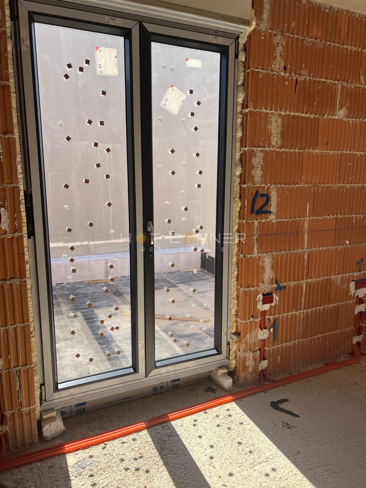 Medulin, 650 m dalla spiaggia, nuovo, appartamento al piano terra, 2 camere da letto con 175 m² di giardino