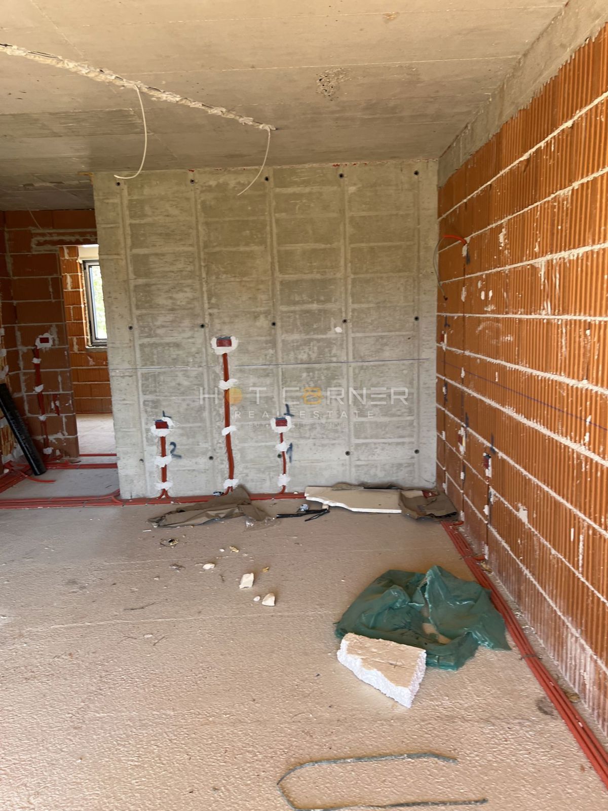 Medulin, 650 m dalla spiaggia, nuovo, appartamento al piano terra, 2 camere da letto con 175 m² di giardino