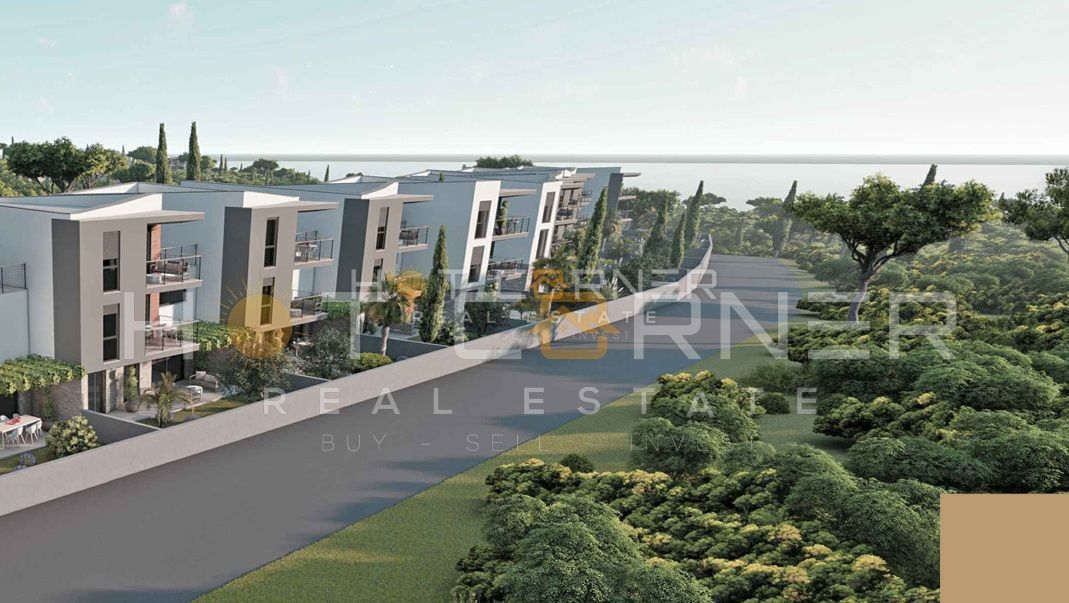 Medulin, 650 m dalla spiaggia, nuovo, appartamento al piano terra, 2 camere da letto con 175 m² di giardino