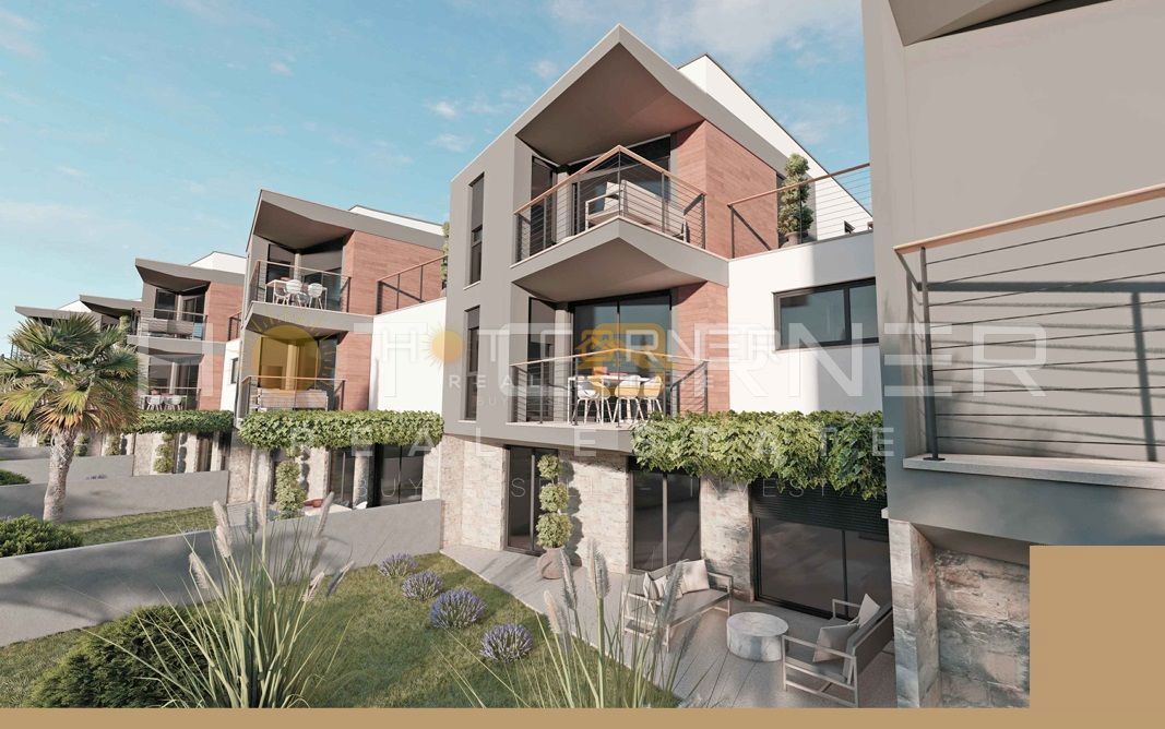 Medulin, 650 m dalla spiaggia, nuovo, appartamento al piano terra, 2 camere da letto con 175 m² di giardino