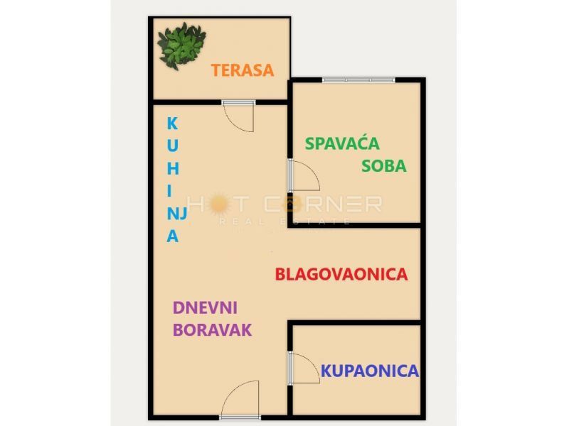 Appartamento Stoja, Pula, 56m2