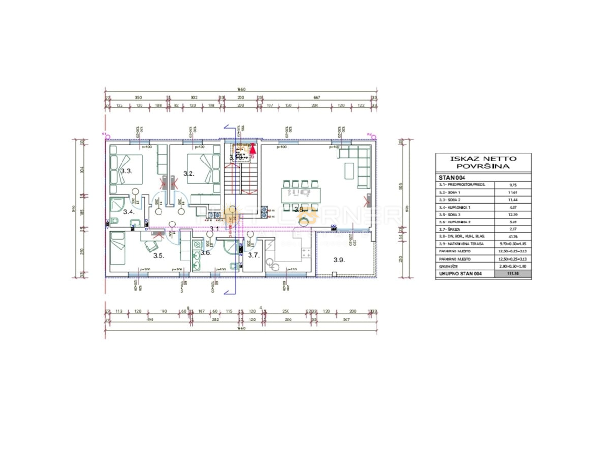 Appartamento Šijana, Pula, 200m2