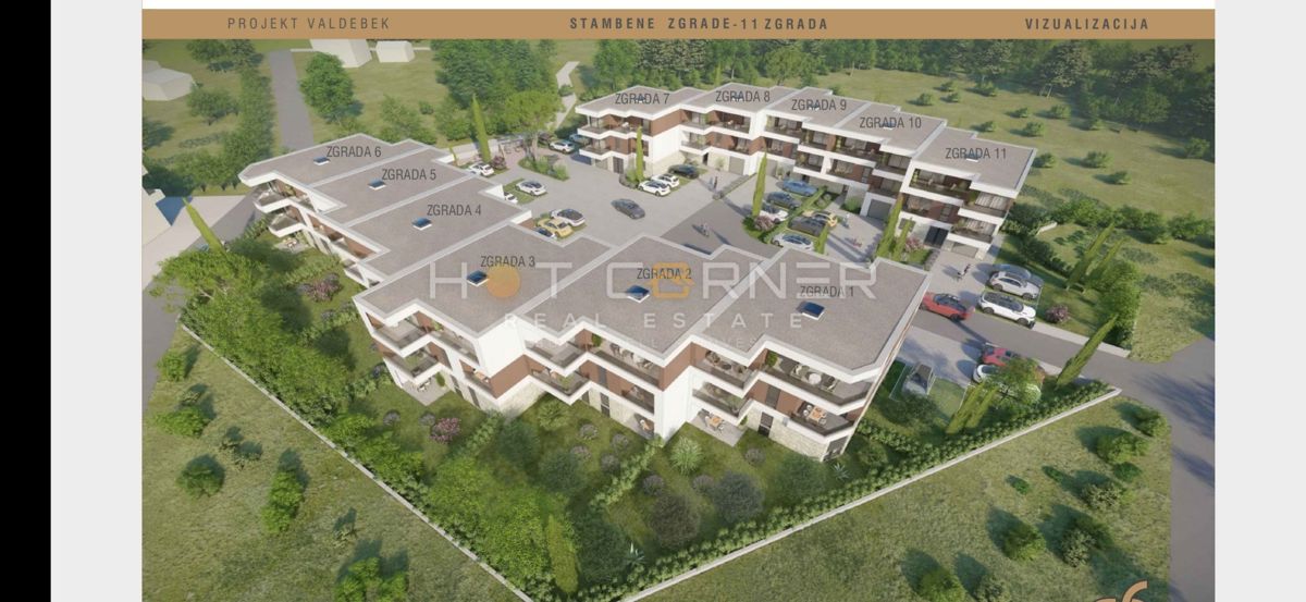 Appartamento al primo piano, nuovo edificio Valdebek