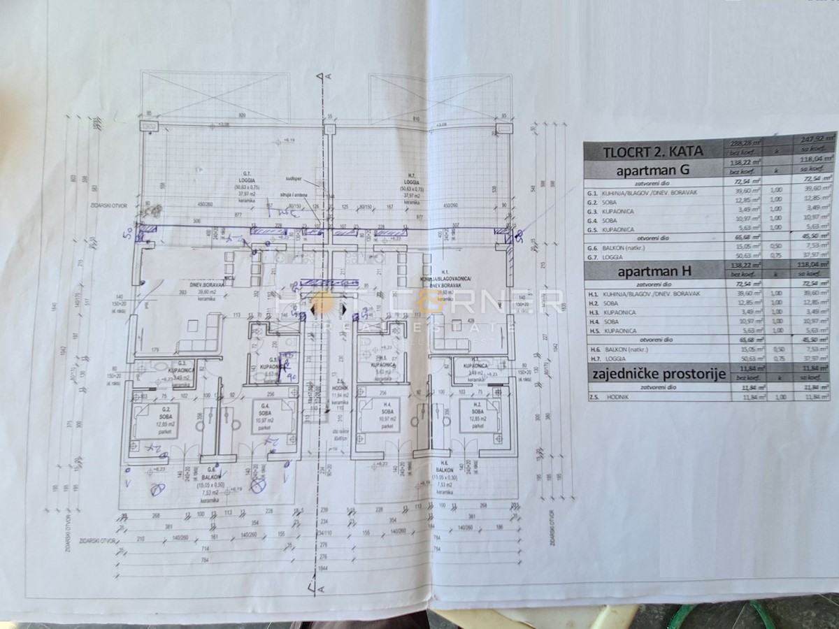 Appartamento Banjole, Medulin, 138m2