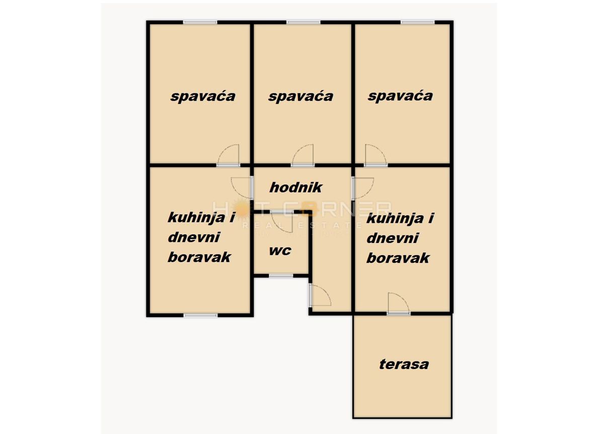 Appartamento Centar, Pula, 115m2