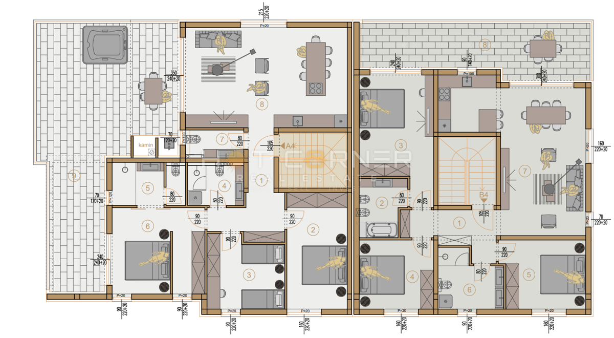 Appartamento Šijana, Pula, 53,53m2