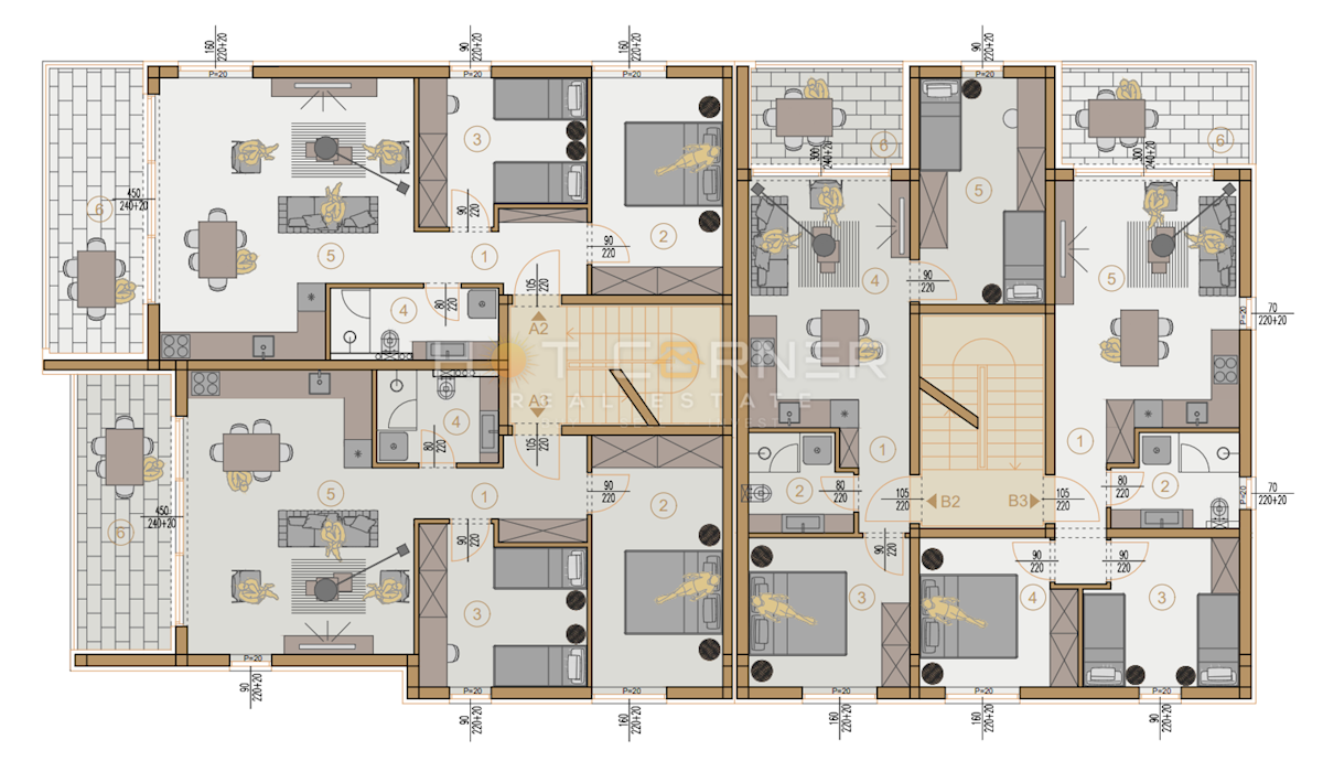 Appartamento Šijana, Pula, 53,53m2