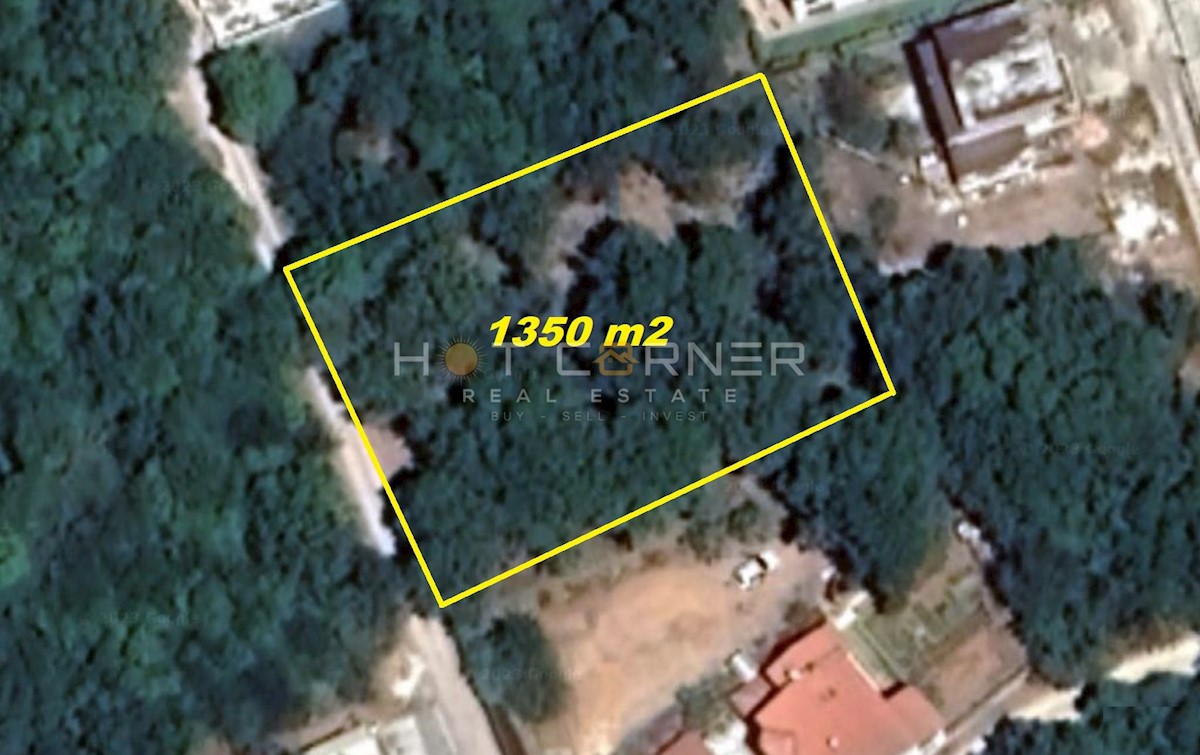 Terreno edificabile Valbandon, Fažana, 1.350m2