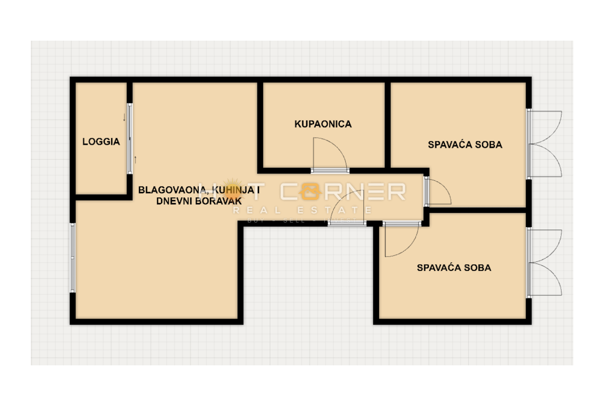 Appartamento Nova Veruda, Pula, 50m2