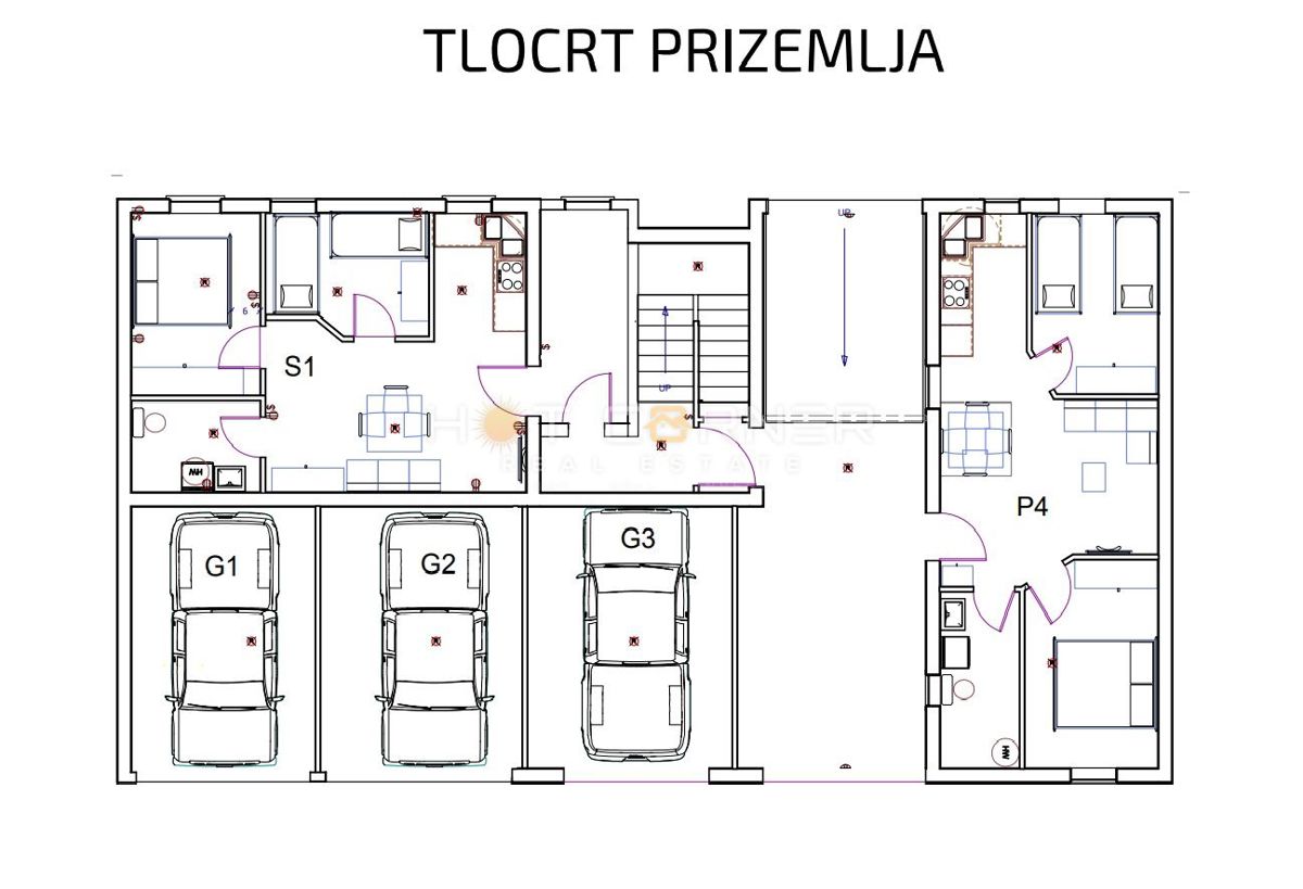 Appartamento Monvidal, Pula, 100m2