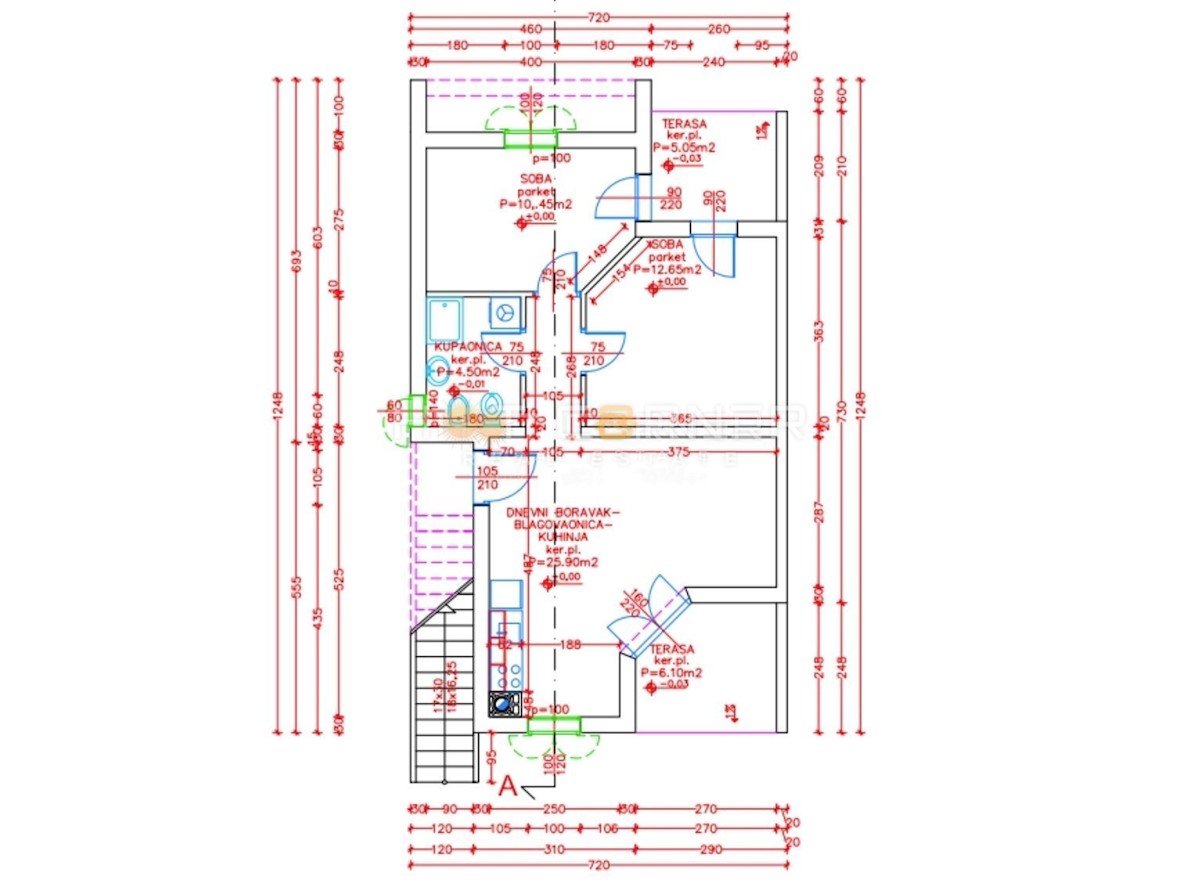 Appartamento Medulin, 71m2