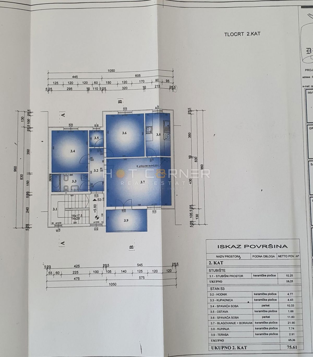 Appartamento Gregovica, Pula, 72,50m2