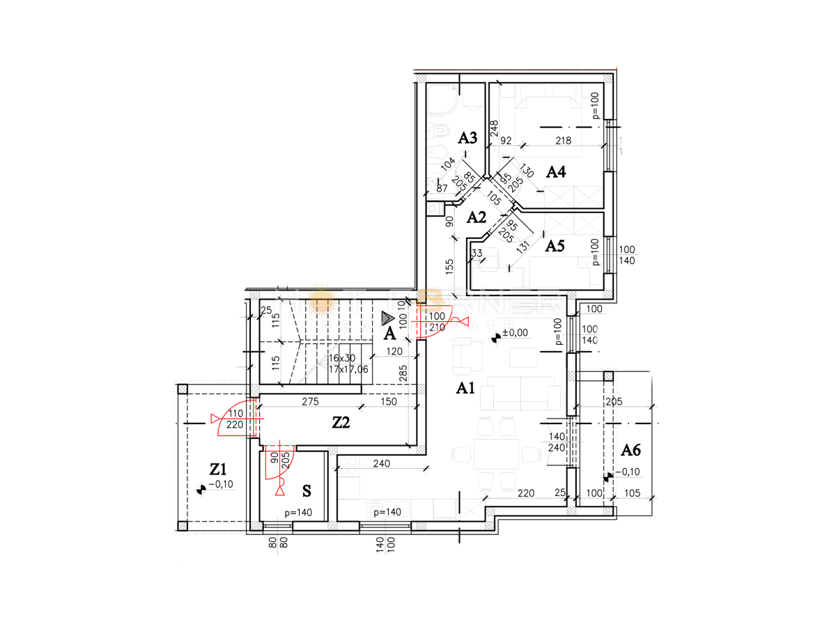 Appartamento Valdebek, Pula, 57m2