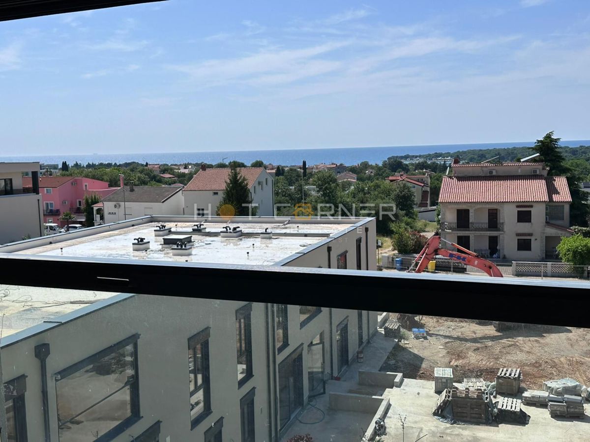 Parenzo, Appartamento di lusso, 3 camere da letto, vista mare da sogno, piscina, ascensore