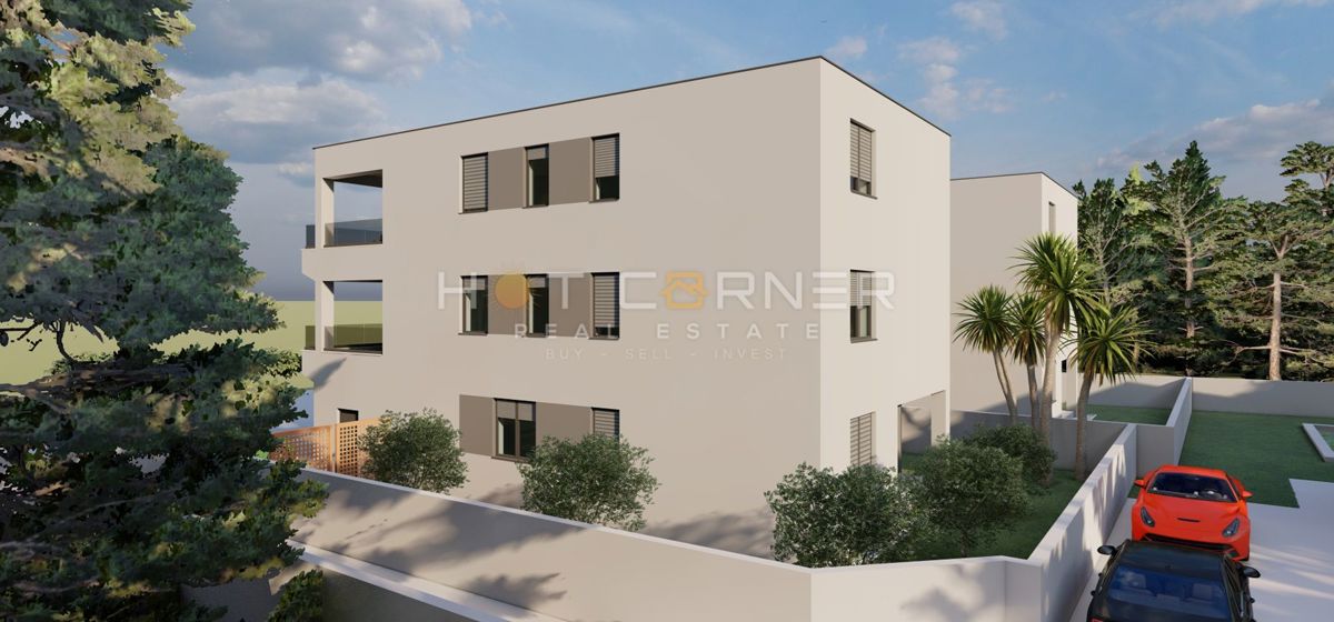 Medulin, posizione top, 400 m dalla spiaggia, 3 camere da letto e ampia terrazza