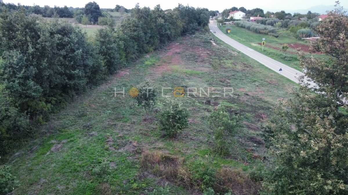 Barban, terreno edificabile per casa vacanza, vista mare