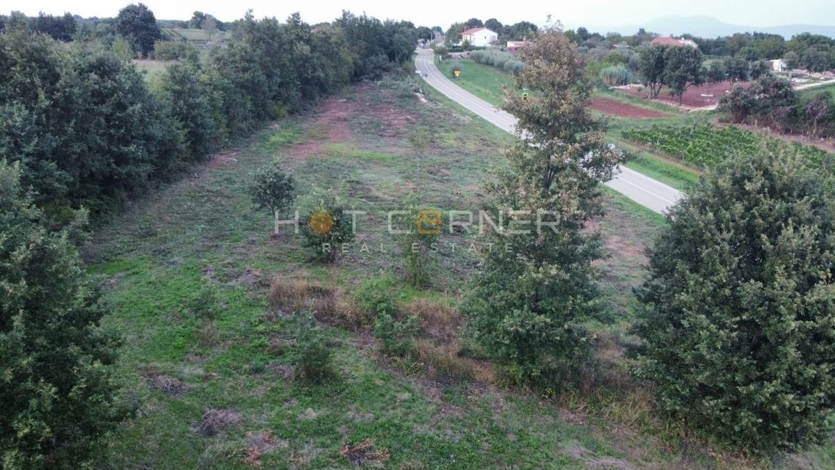 Barban, terreno edificabile per casa vacanza, vista mare