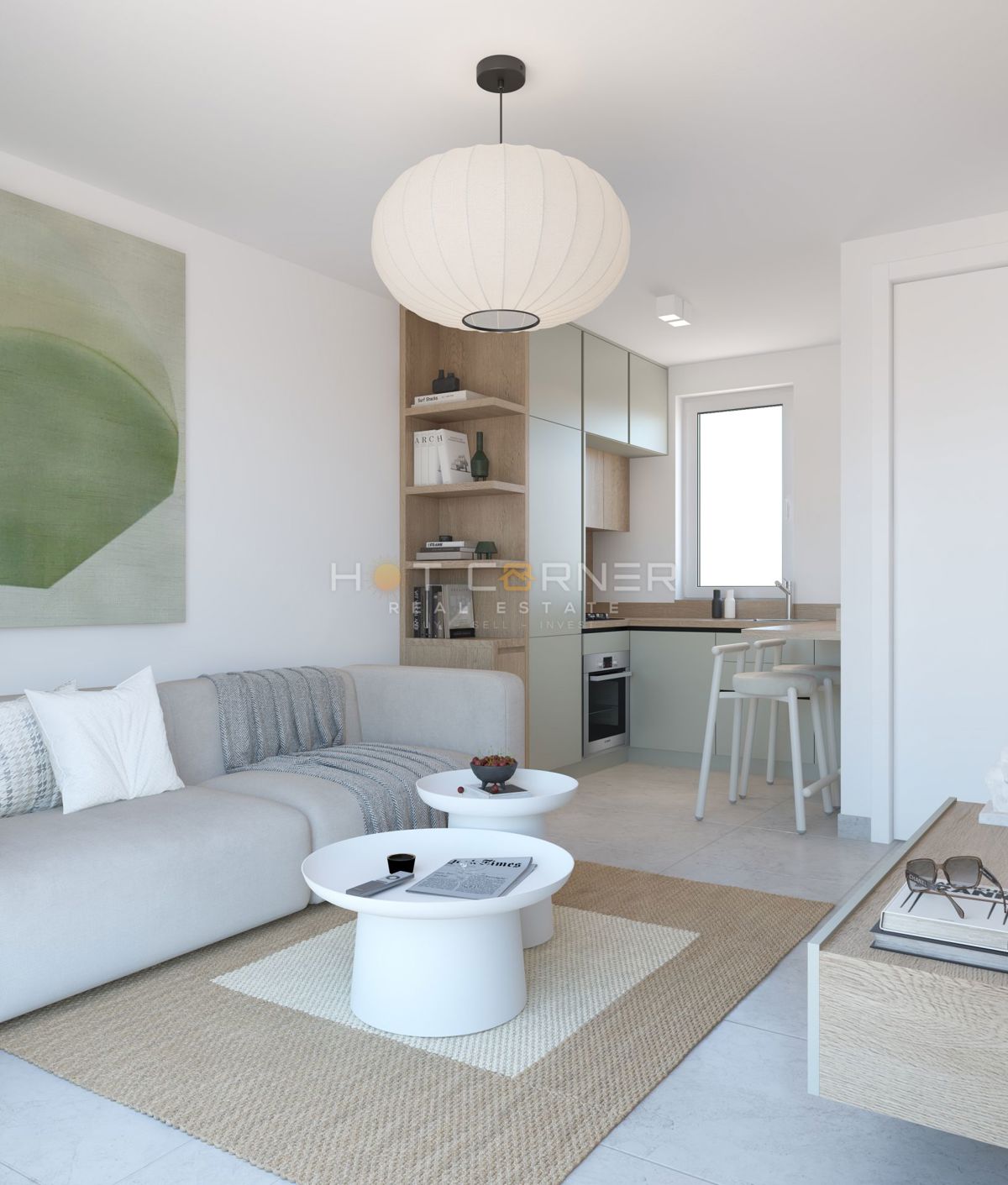 Elegante appartamento su tre livelli con giardino e vista mare