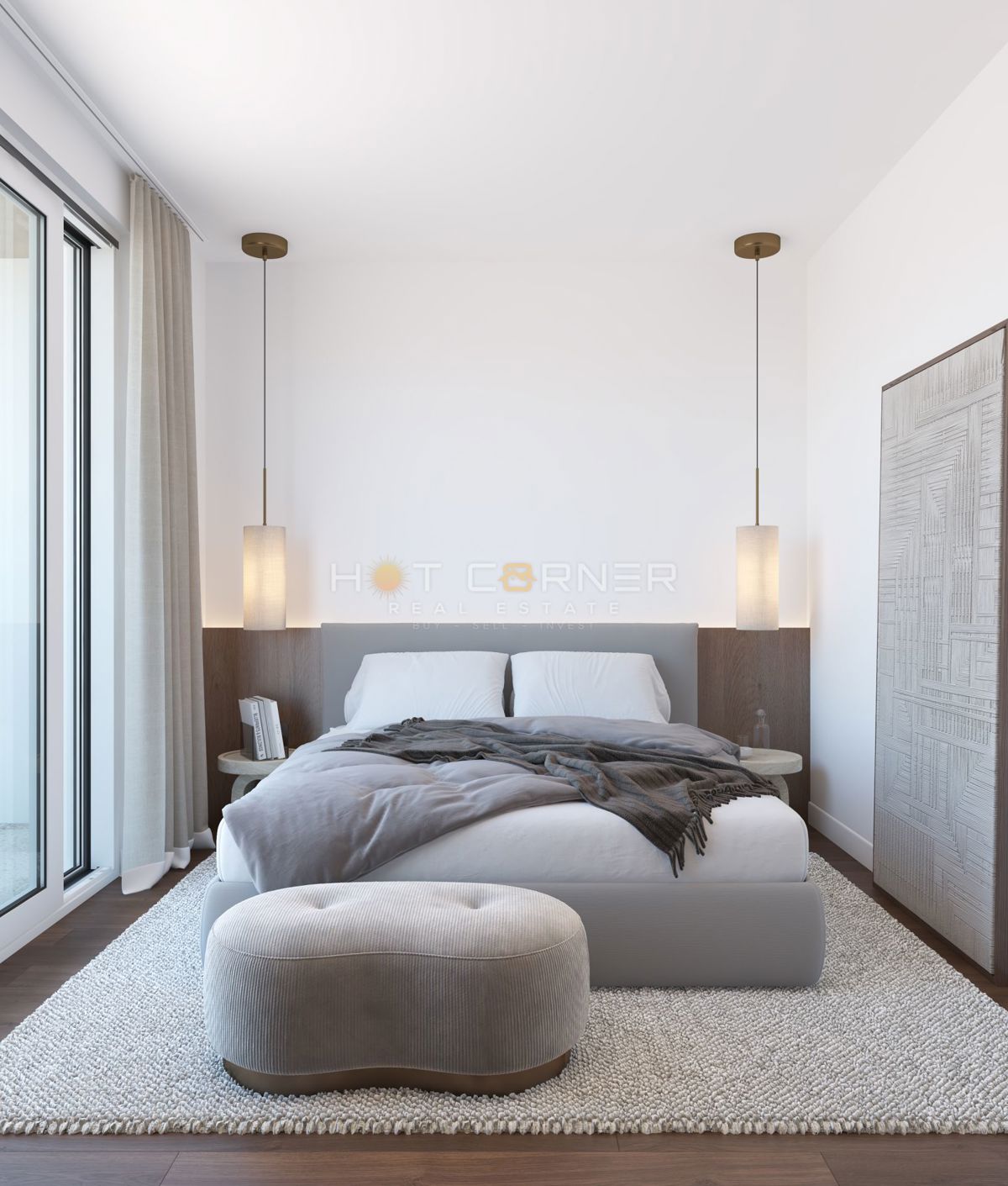 Elegante appartamento su tre livelli con giardino e vista mare