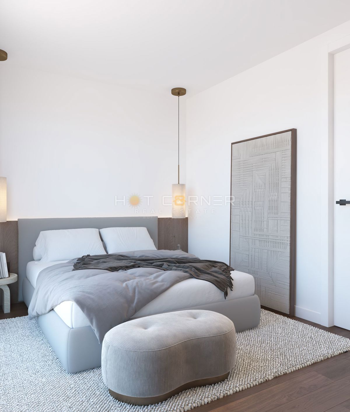 Elegante appartamento su tre livelli con giardino e vista mare