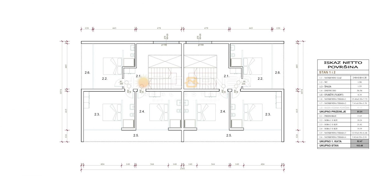 Appartamento Fažana, 164m2