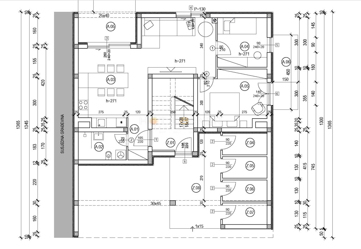 Appartamento Valdebek, Pula, 79,34m2