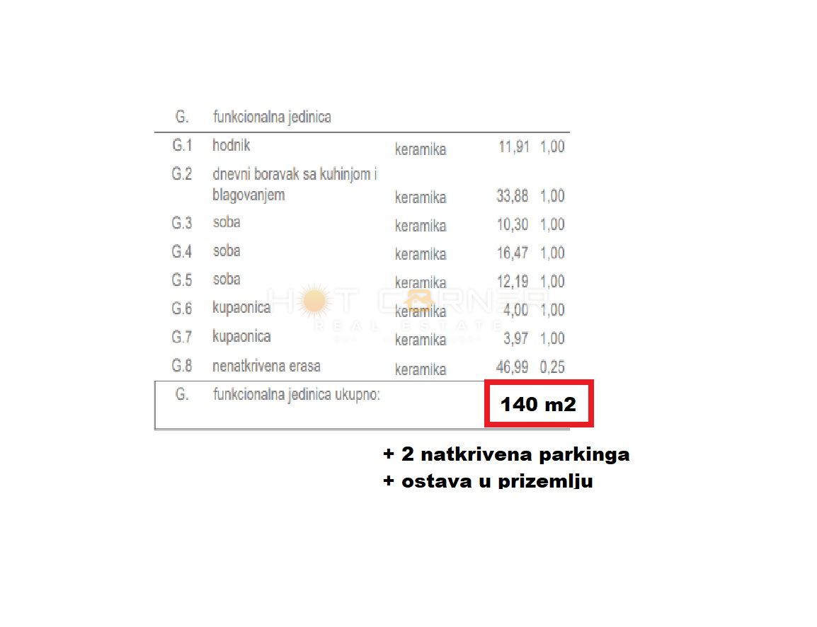 Appartamento Nova Veruda, Pula, 125m2