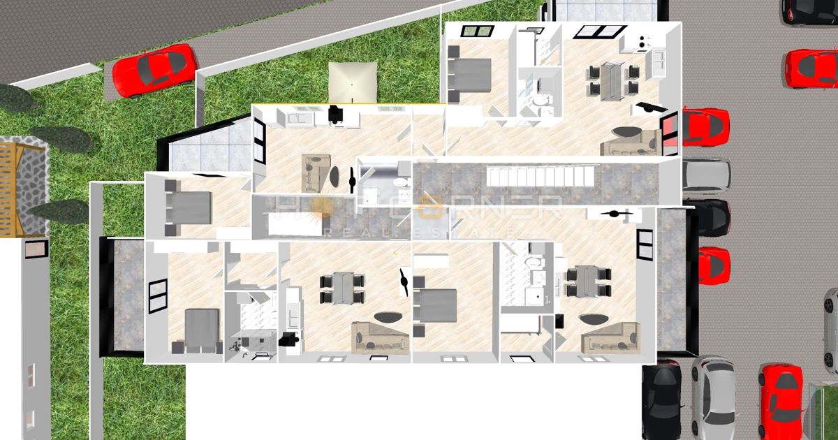 Ližnjan, dintorni, appartamento al piano terra con giardino di 100 m2