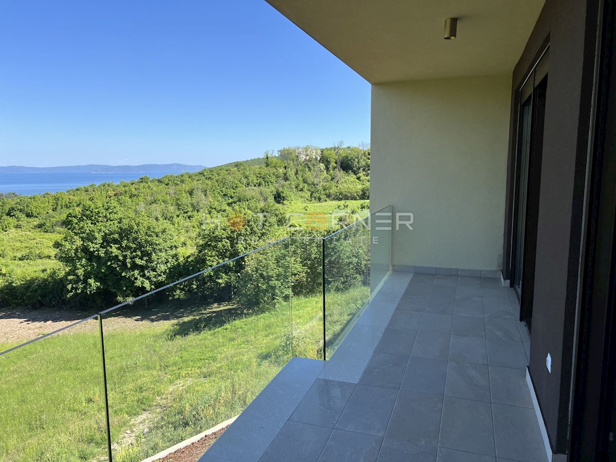 Labin, Penthouse con Vista da Sogno