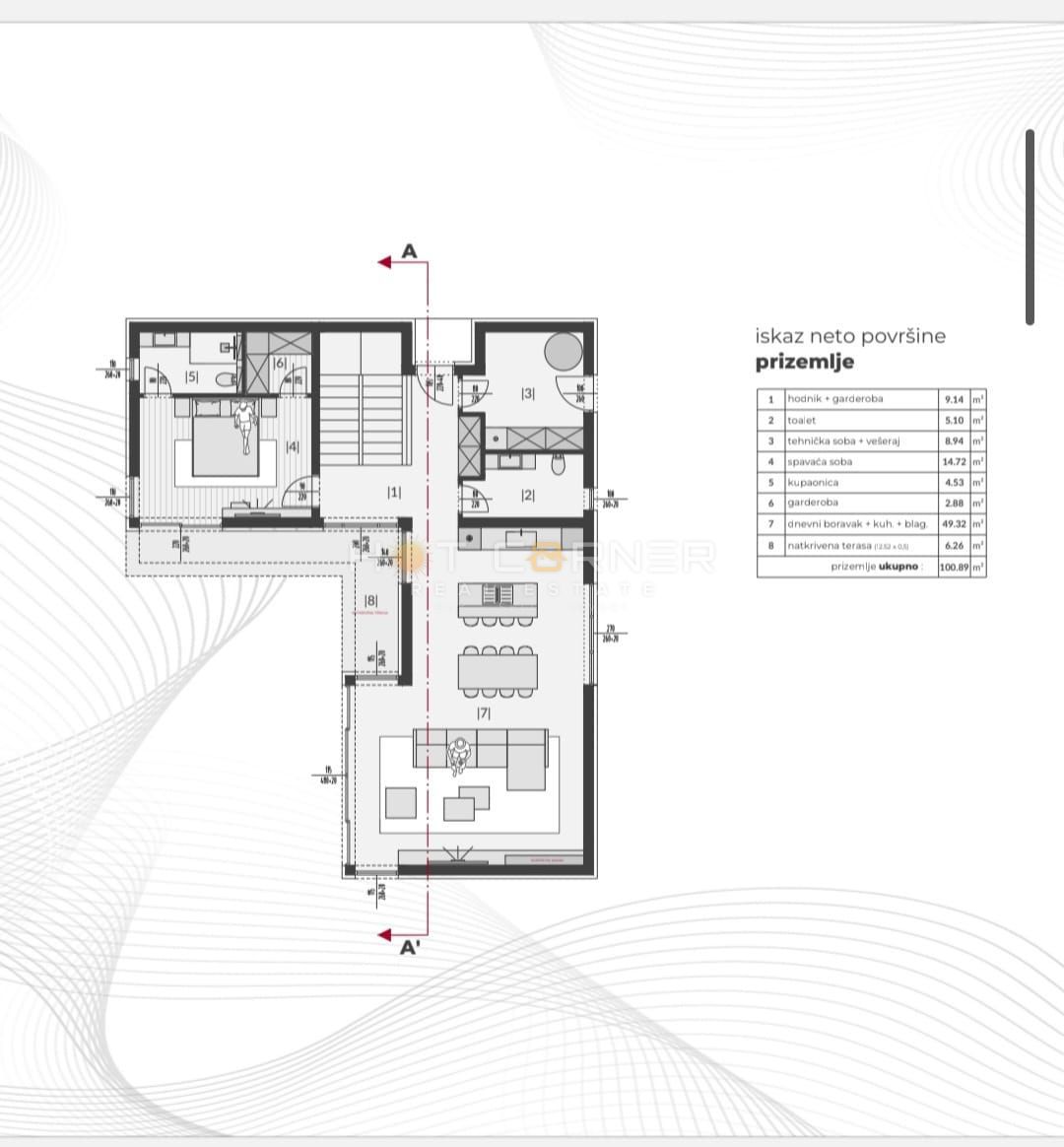 Terreno edificabile con permesso di costruzione a Ližnjan