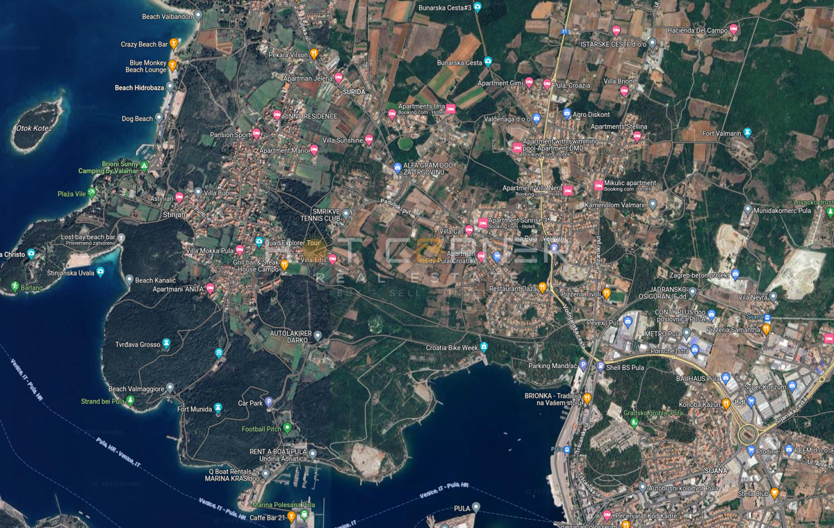 Terreno Veli vrh, Pula, 1.845m2