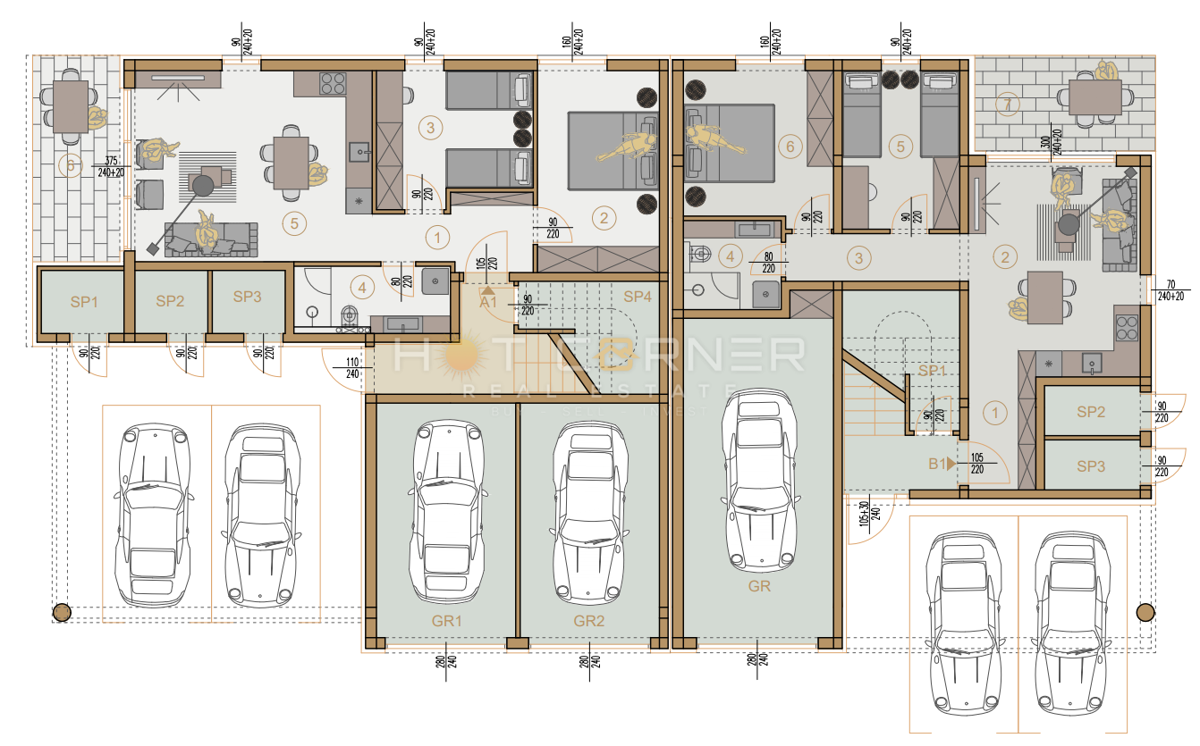 Appartamento Šijana, Pula, 53,53m2