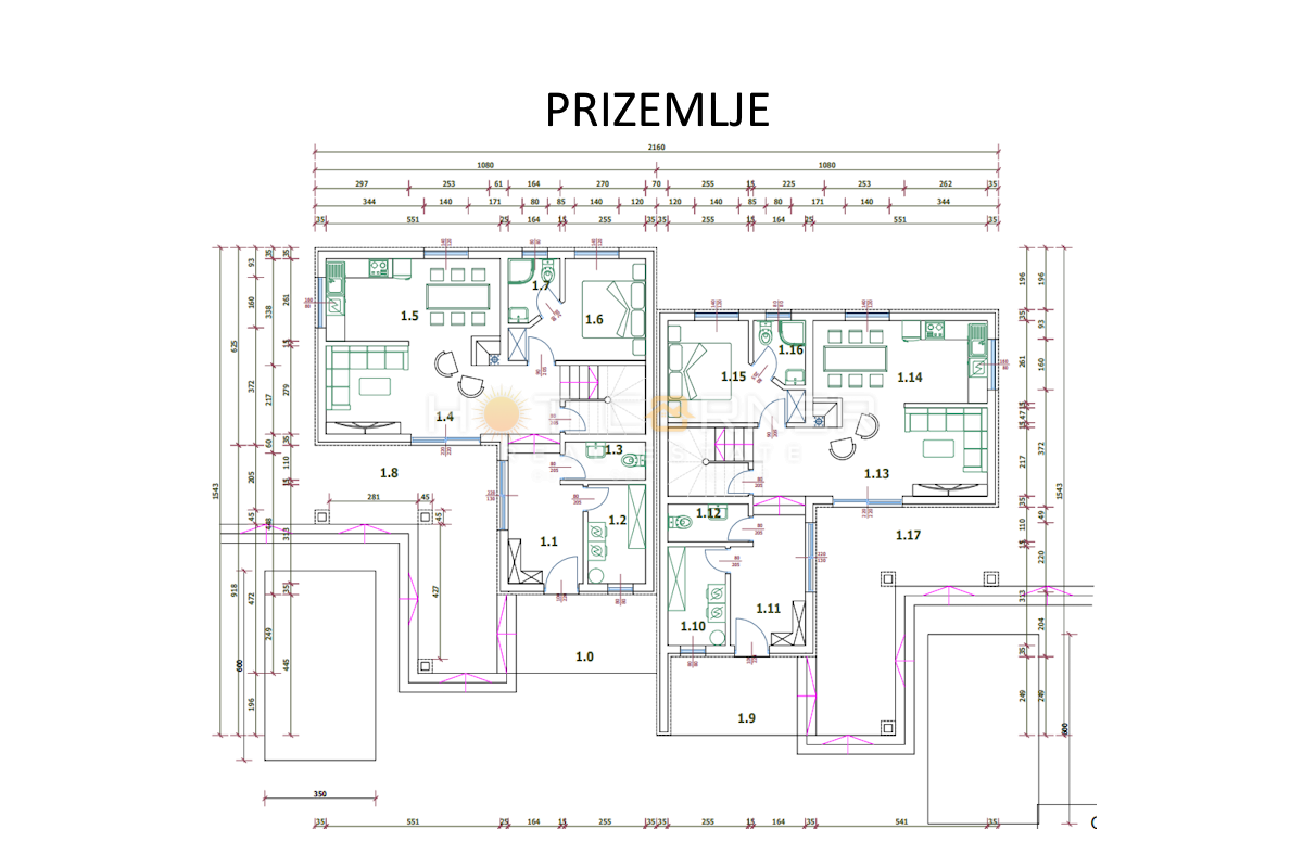 Terreno edificabile Veliki Vareški, Marčana, 750m2