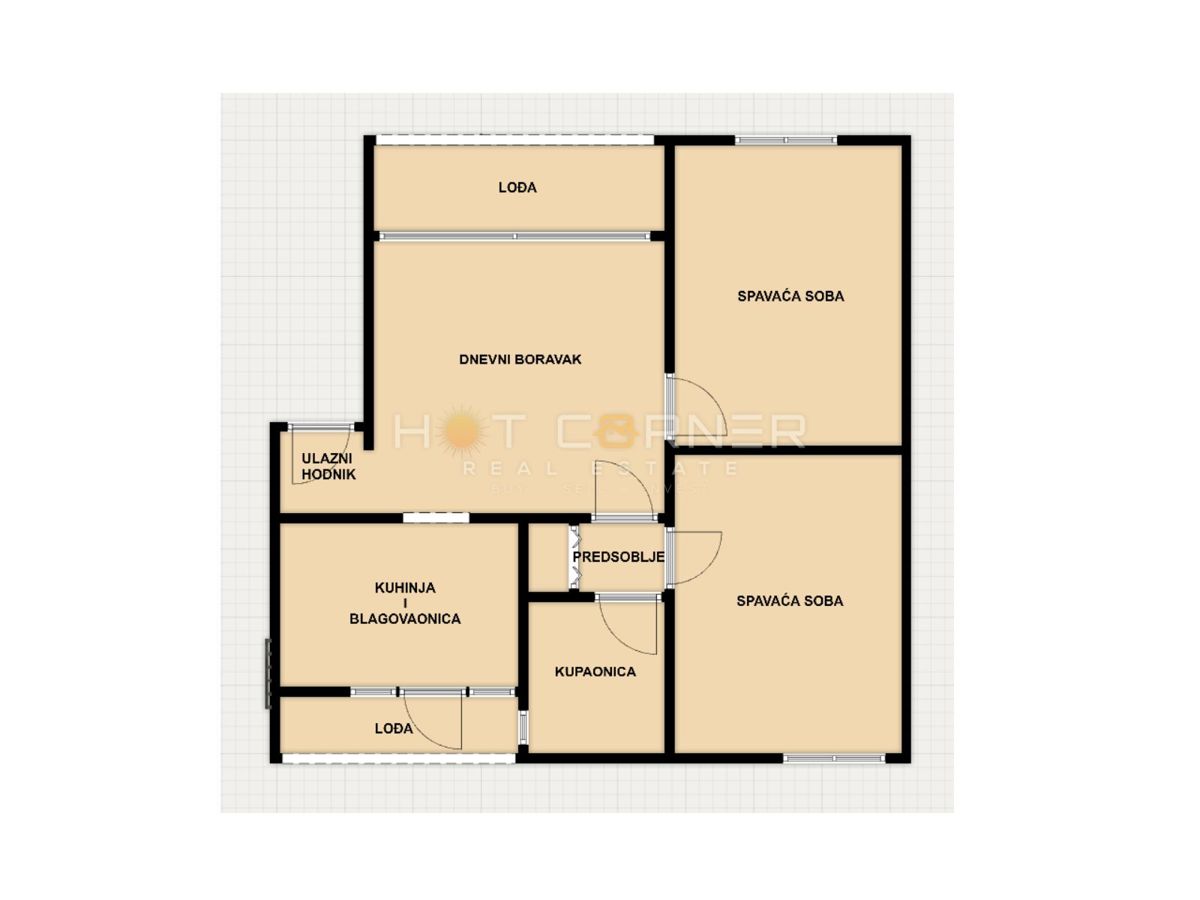 Appartamento Kaštanjer, Pula, 63,36m2