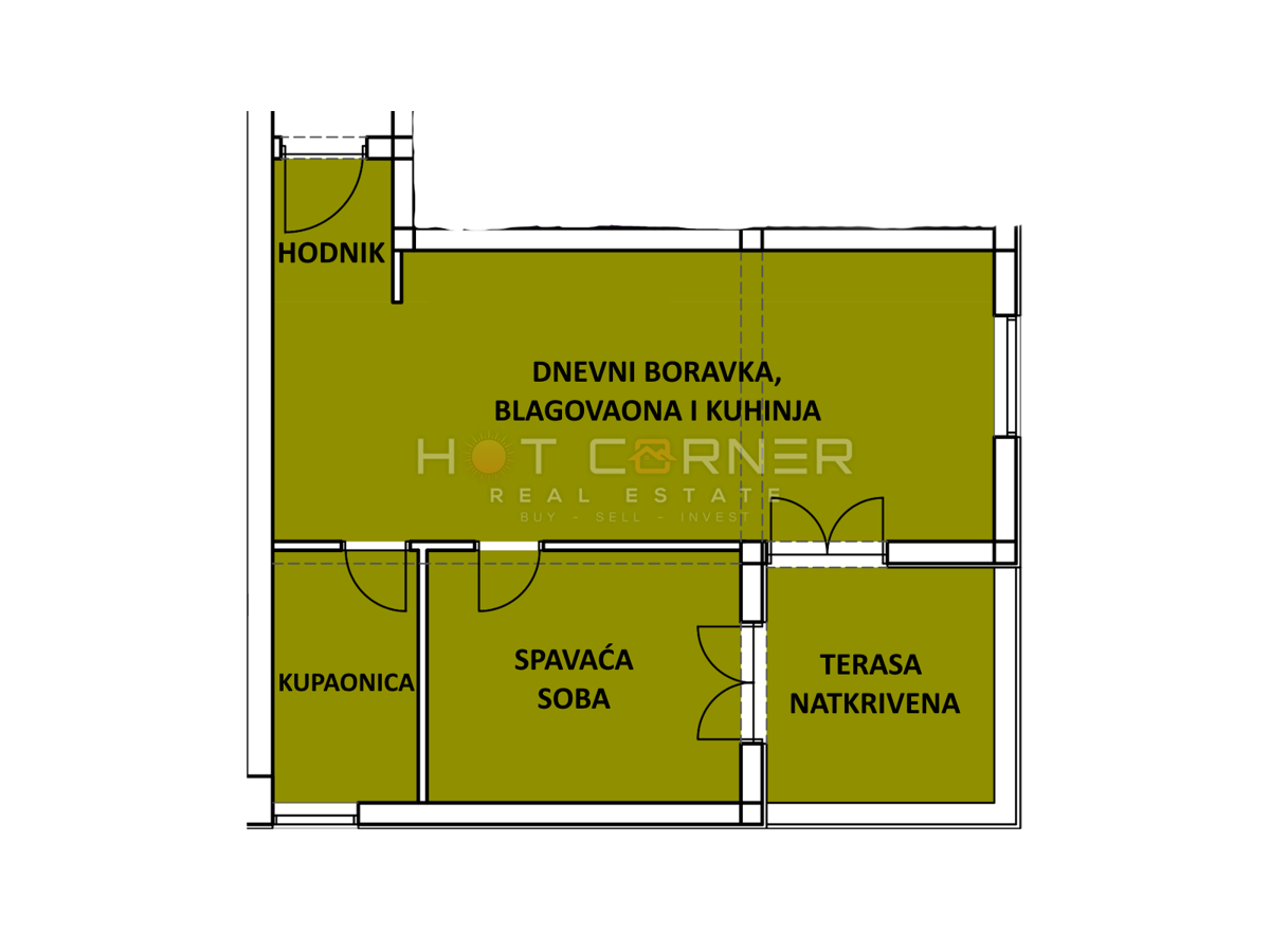 Appartamento Kaštanjer, Pula, 50m2