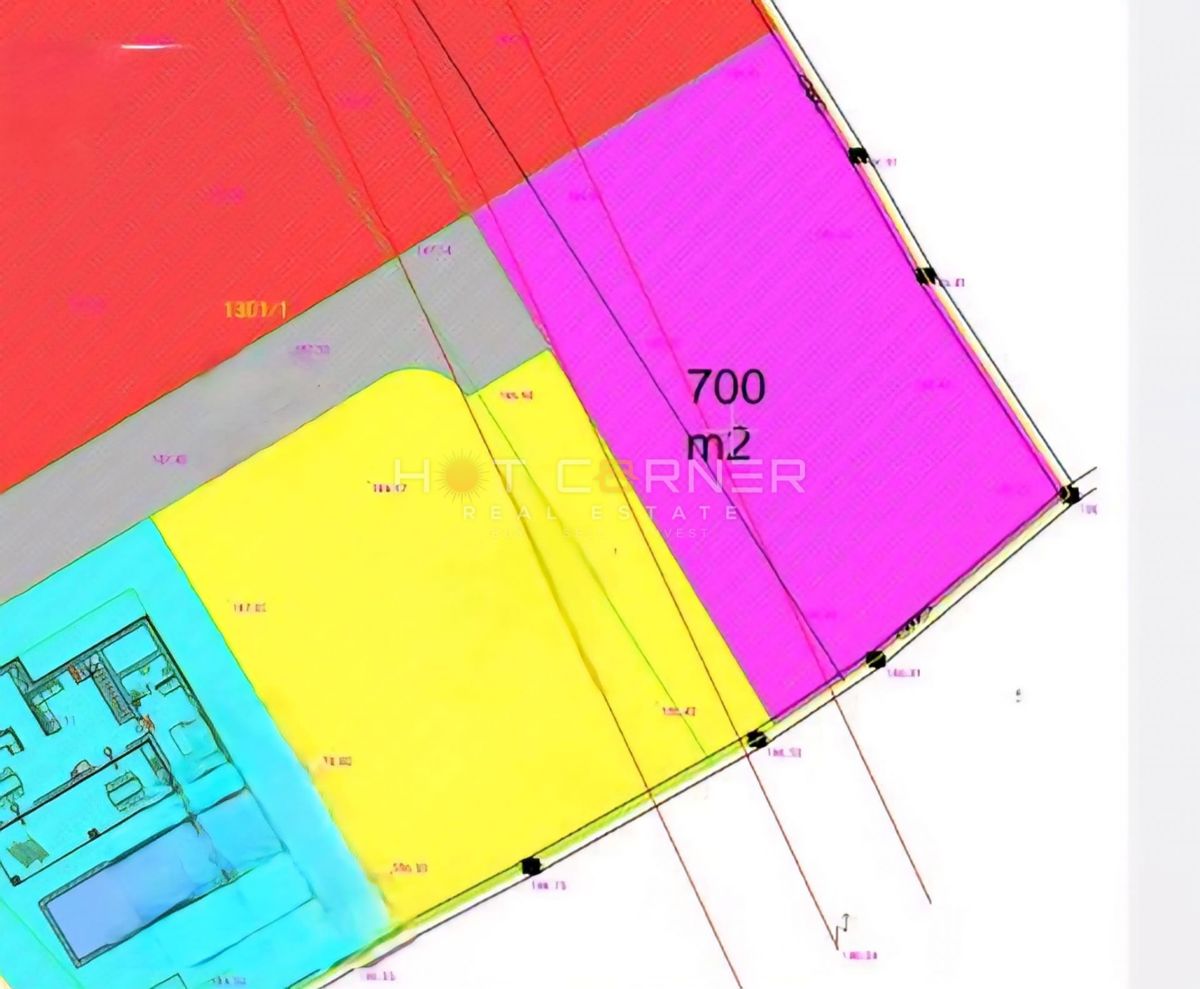 Terreno edificabile con progetto preliminare presentato per le condizioni – Krnica