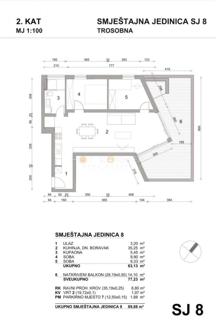 Appartamento Premantura, Medulin, 89,88m2