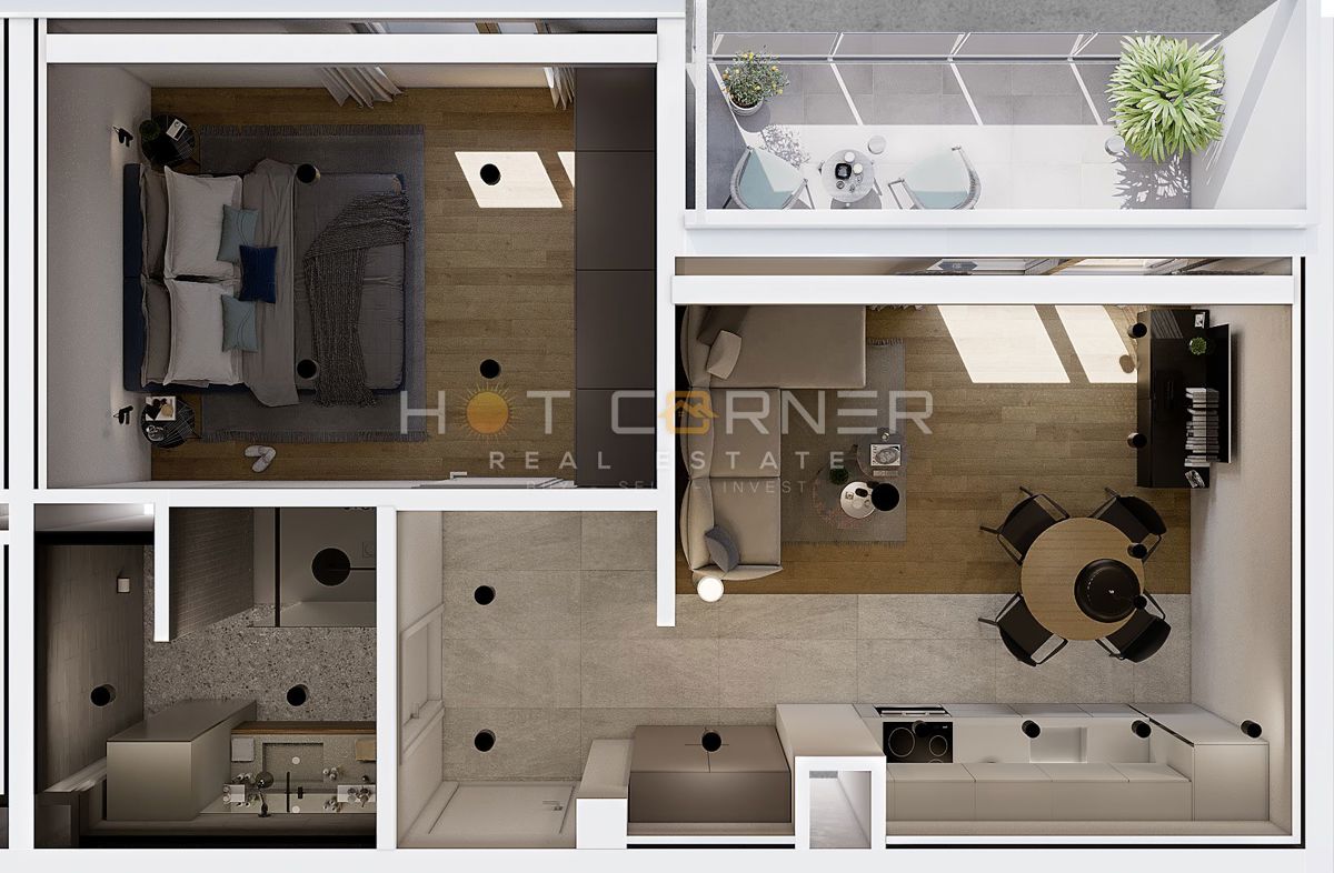 Appartamento Centar, Pula, 50,73m2