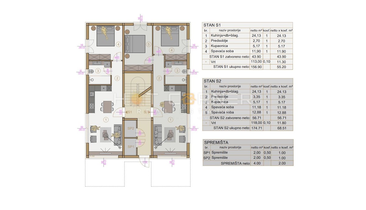 Appartamento Banjole, Medulin, 70m2