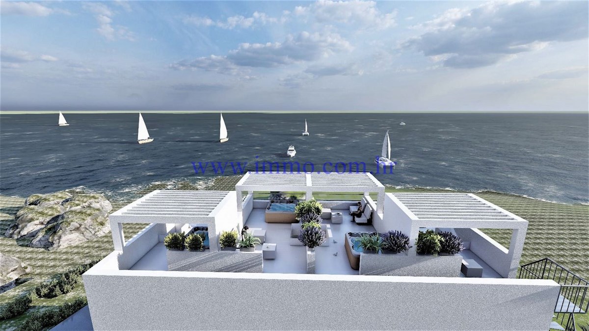 VILLE A SCHIERA IN COSTRUZIONE VICINO AL MARE