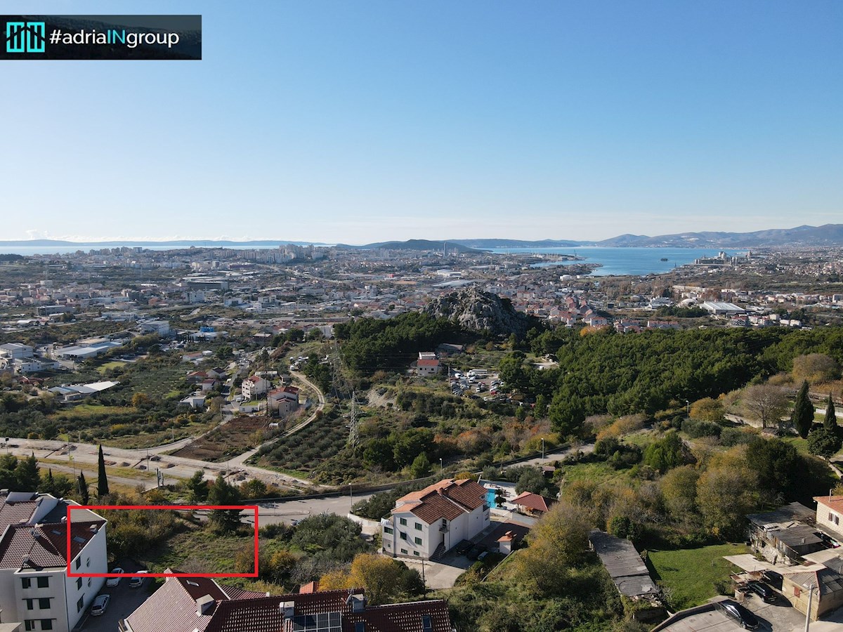 Terreno edificabile, Mravince (Solin - Spalato), VISTA PANORAMICA // 804m2 - video // leggi descrizione