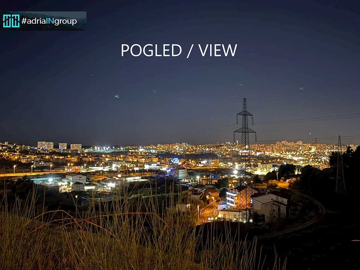 Terreno edificabile, Mravince (Solin - Spalato), VISTA PANORAMICA // 804m2 - video // leggi descrizione