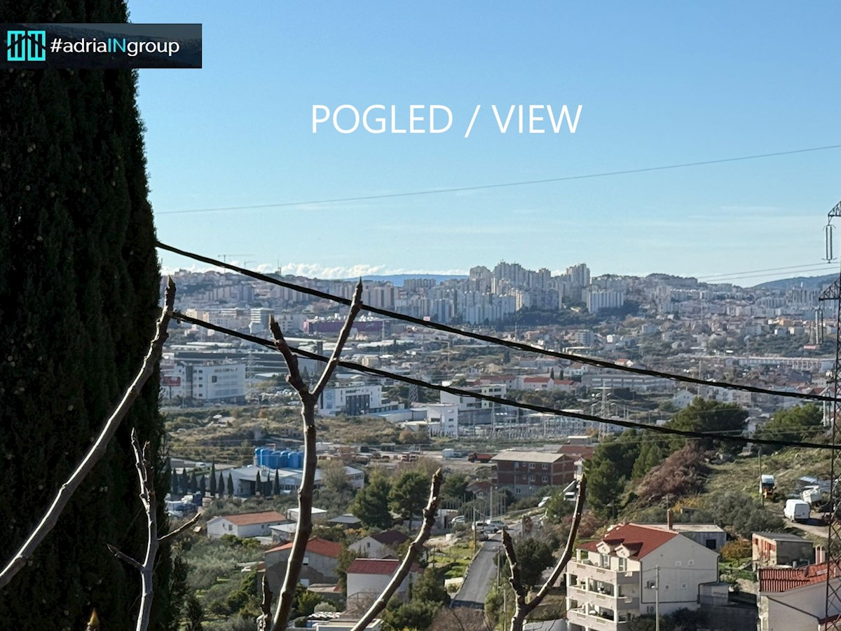 Terreno edificabile, Mravince (Solin - Spalato), VISTA PANORAMICA // 804m2 - video // leggi descrizione