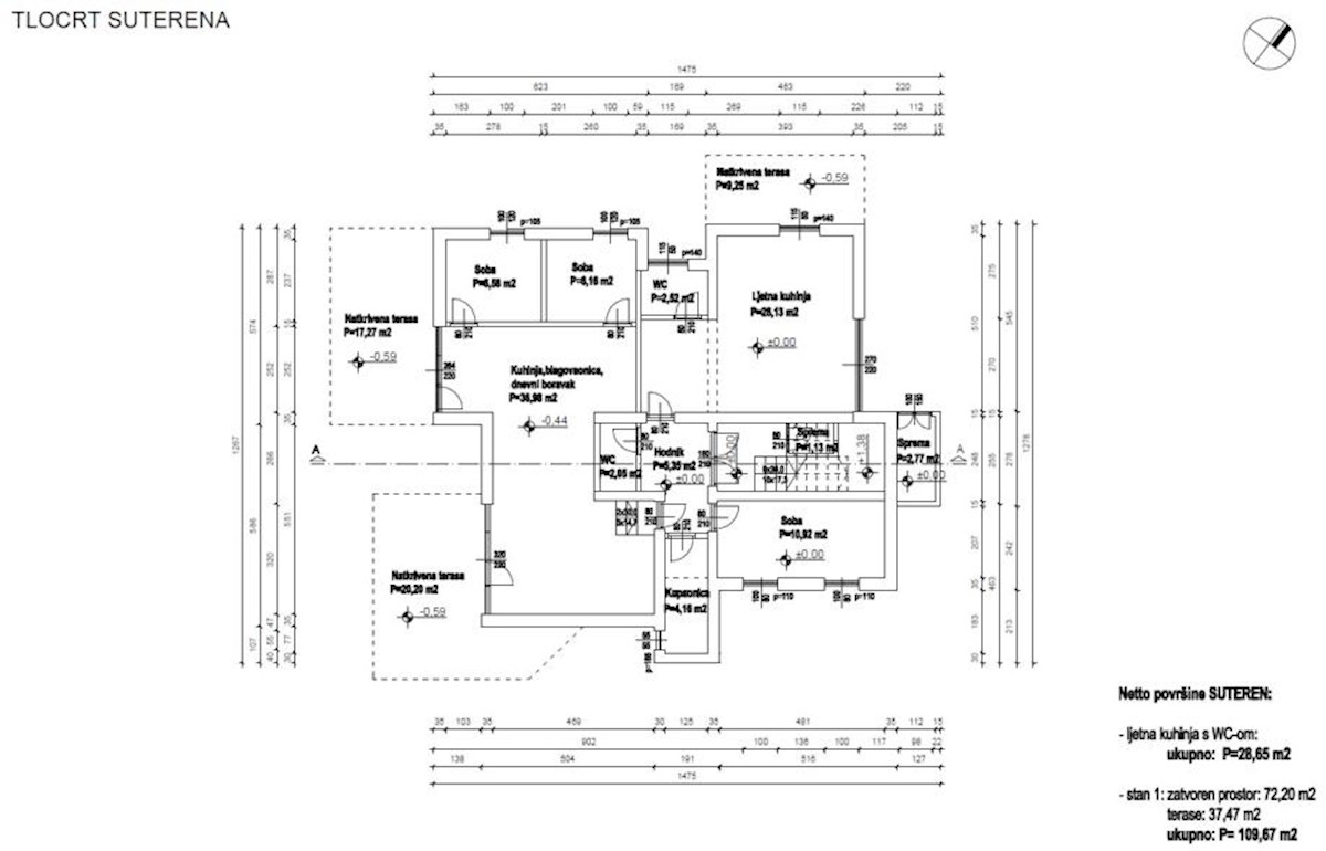 Piccolo edificio residenziale in una posizione attraente - Podstrana / leggi la descrizione