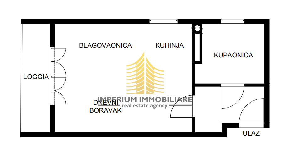 Appartamento, Vendita, Peščenica - Žitnjak, Vukomerec, 46m2, monolocale