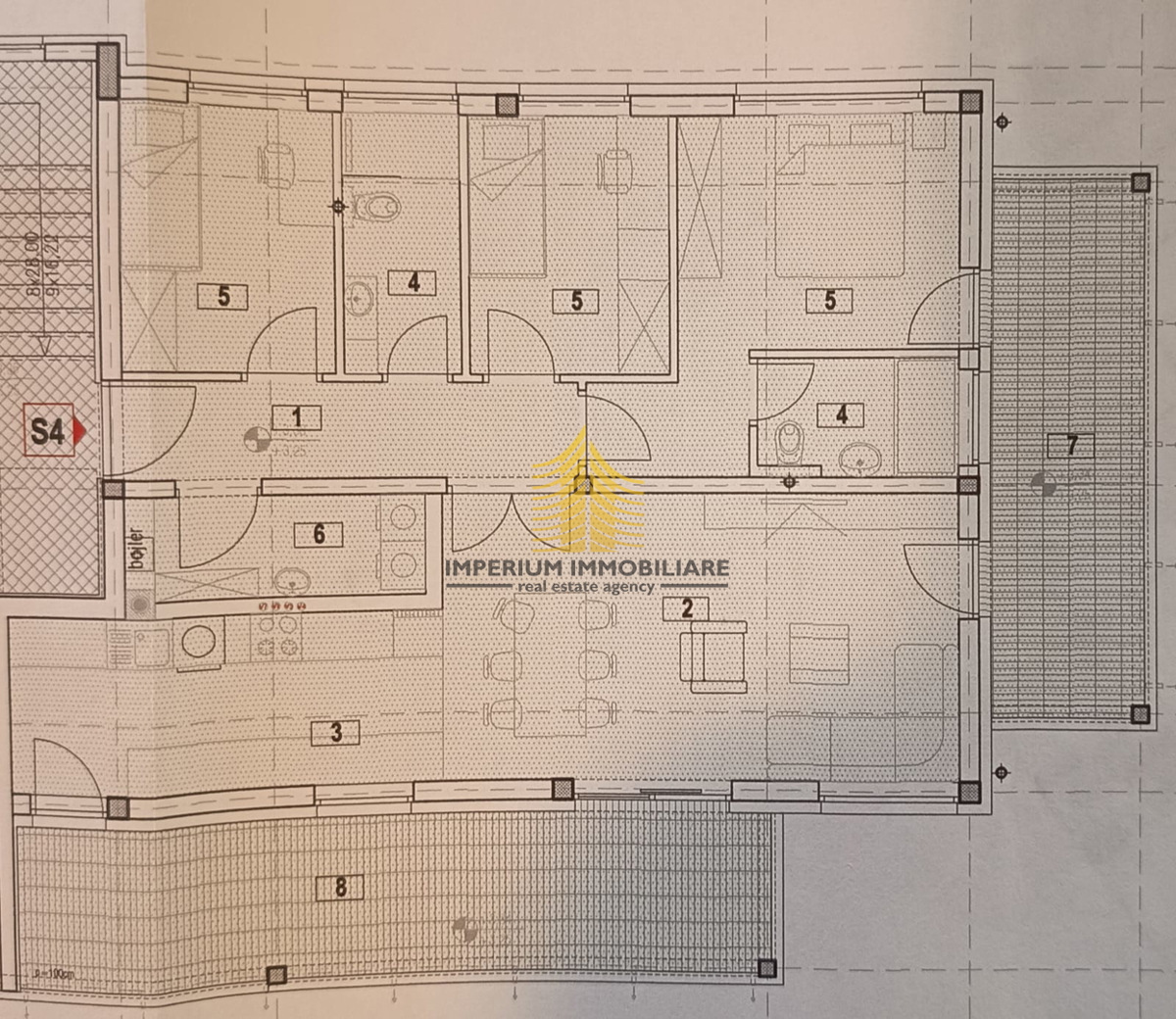 Appartamento, Vendita, Zaprešić, Kalamiri, 126,95 m2, 3,5 locali (3 camere + soggiorno doppio)