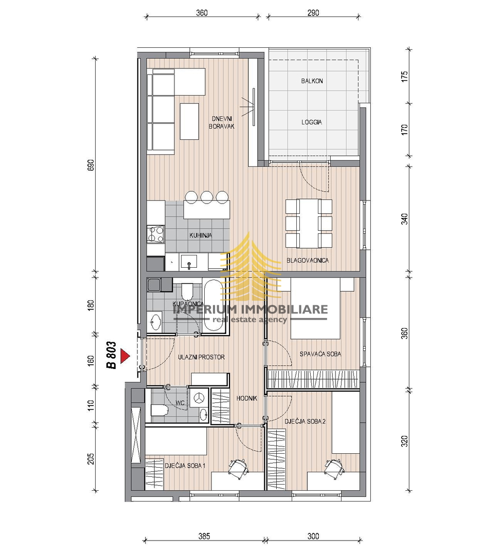 Appartamento, Vendita, Sesvete, 87m2, 4 locali