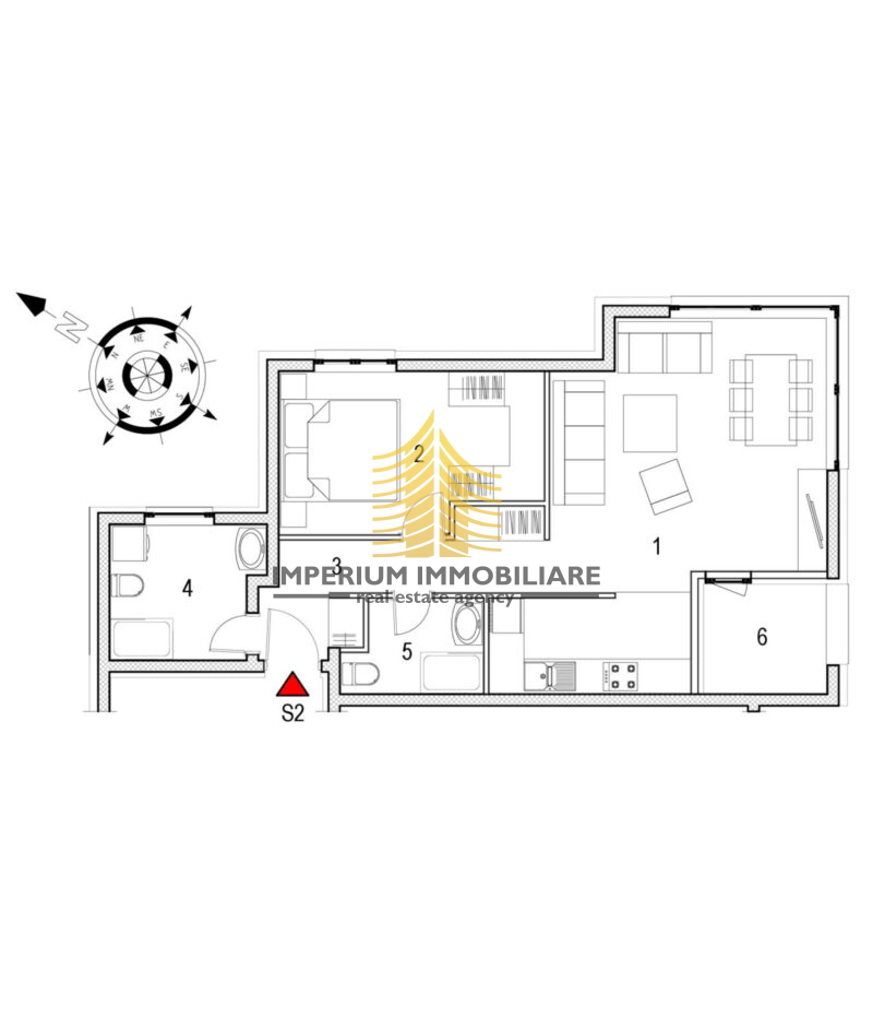 Appartamento, Vendita, Maksimir, Maksimir, 124,35 m², 2 locali