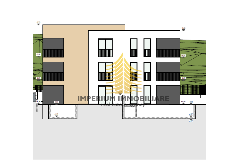 Appartamento, Vendita, Bibinje, 66,79 m2, 2,5 locali (2 camere + soggiorno)
